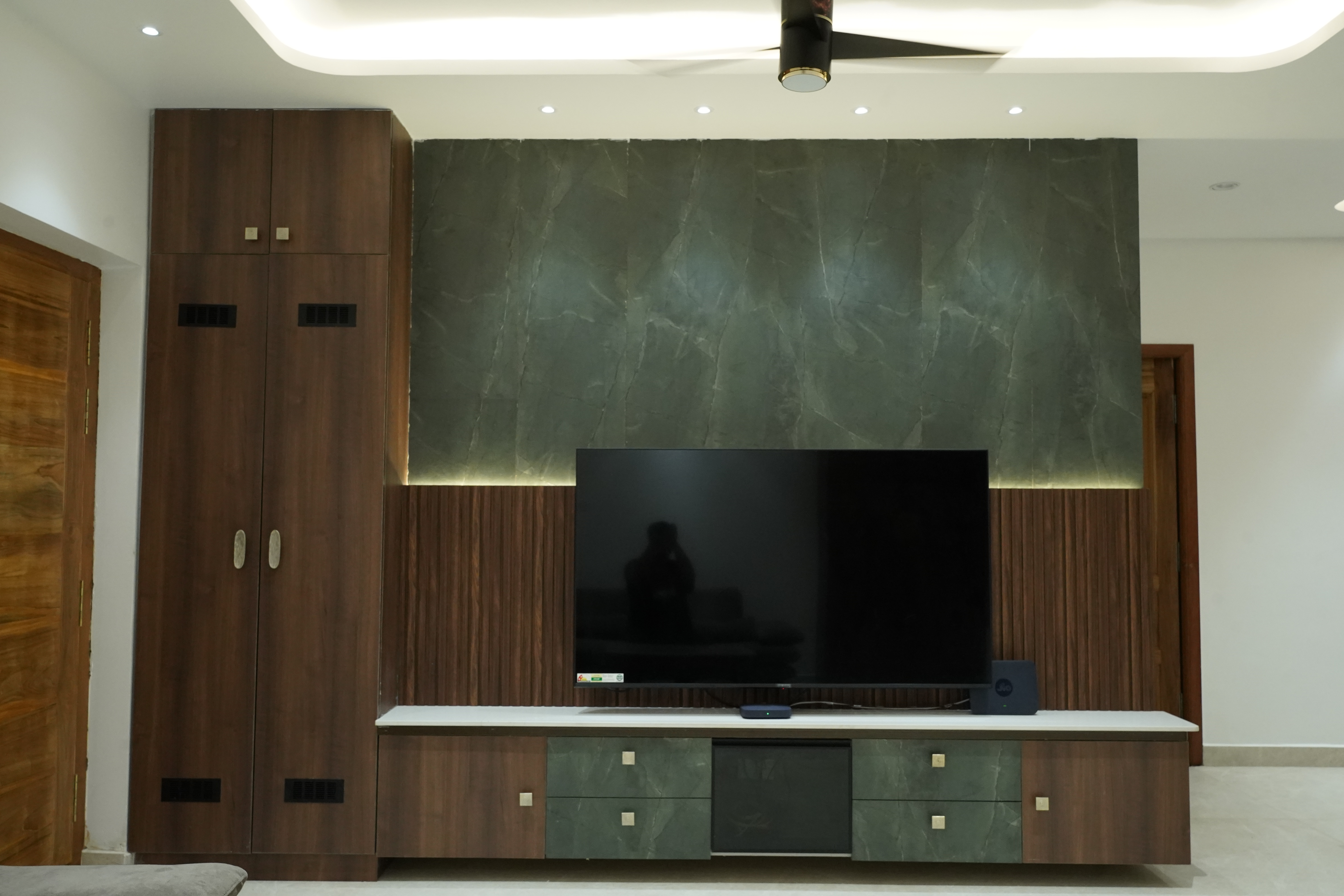 TV Unit Wooden Interior